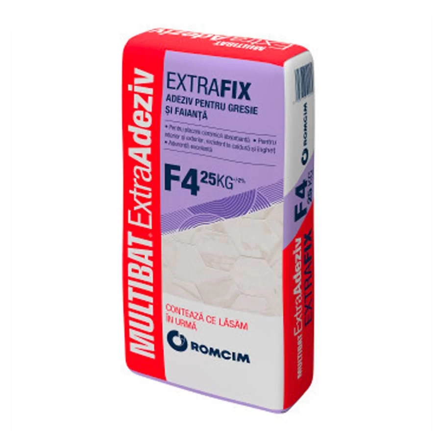 Adeziv pentru gresie și faianță Multibat ExtraFix F4 25kg