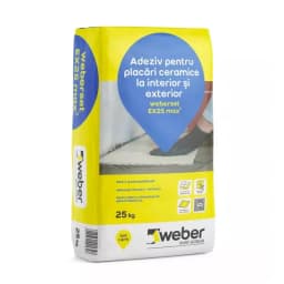 Adeziv pentru placări ceramice interior/exterior Weber EX25 25kg 1