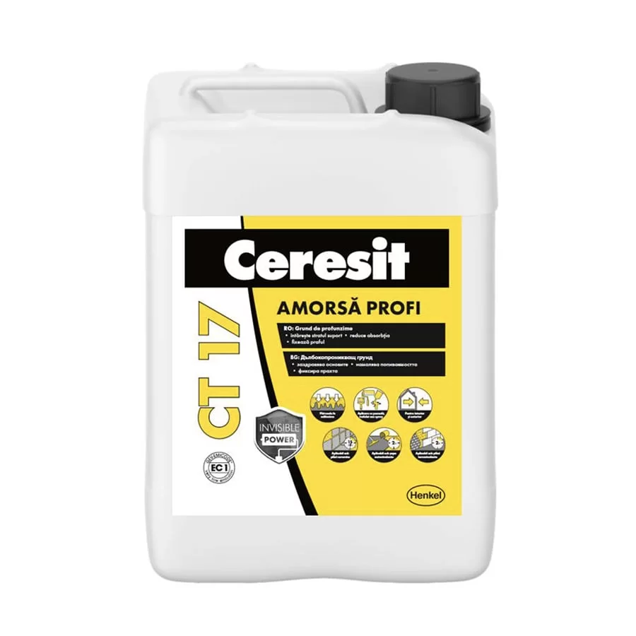 Amorsa perete interior/exterior Ceresit CT 17 10L