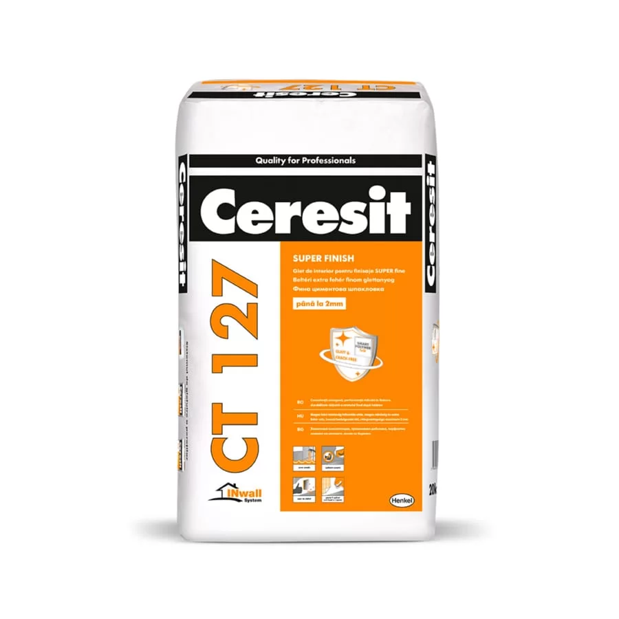 Glet pentru finisaje fine la interior Ceresit CT 127 20kg