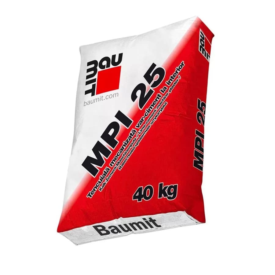 Tencuială mecanizată de interior Baumit MPI 25 40kg