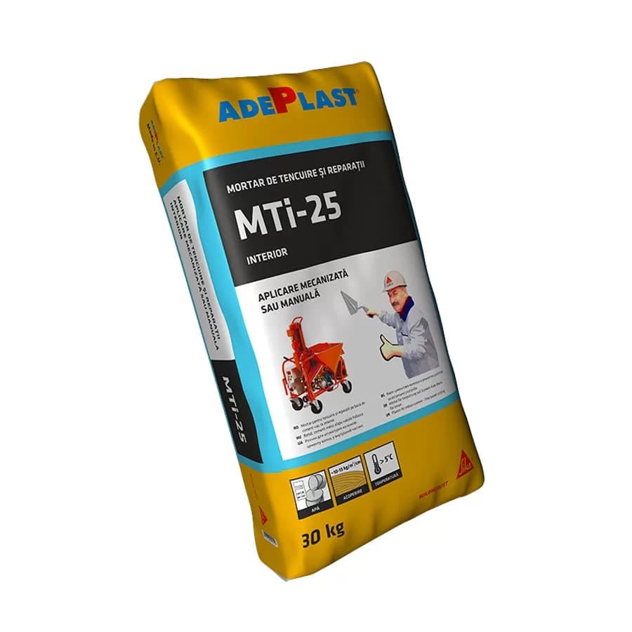 Mortar tencuială manuală și mecanizată de interior Adeplast MTi-25 30kg
