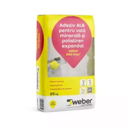 Adeziv vată minerală și polistiren expandat Weber R40 25kg 1