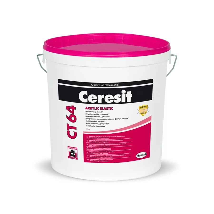 Tencuiala decorativa acrilica Ceresit CT 64