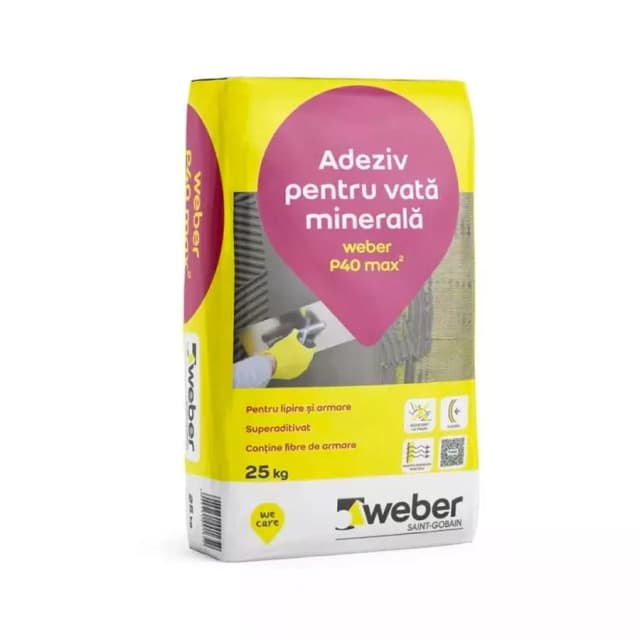Adeziv vată minerală Weber P40 25kg